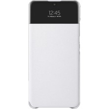 Storemax A32 S View Akıllı Kılıf Kapaklı Cüzdan, Beyaz EF-EA325P