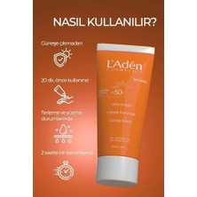 Storemax L'adén Cosmetics Güneş Kremi, Lazer Epilasyon Sonrası Için Yüksek Koruma Spf 50