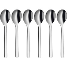 Storemax Nuova Çelik 6'lı Gümüş Espresso Kaşığı