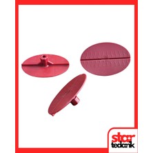 Star Pdr Boyasız Göçük Düzeltme Plastiği Kırmızı Elips 75-50Mm 10 Adet