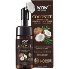 Storemax Wow Skin Science Hindistan Cevizi Nemlendirici Yüz Yıkama Köpüğü ve Dahili Fırçalı Arındırıcı Parlatıcı Yüzde Doksan Sekiz Doğal Içerik