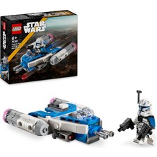 Storemax : Klon Savaşları Yüzbaşı Rex Y-Wing Mikro Savaşçı 75391-6 Yaş ve Üzeri Çocuklar Için Yaratıcı Oyuncak Yapım Seti (99 Parça)