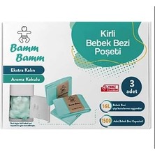 Storemax 500X3 Adet Kirli Bebek Bezi Kapasiteli Çöp Poşeti