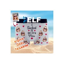 Elf Reklam Kişiye Özel Fotoğraf Desenli Boxer