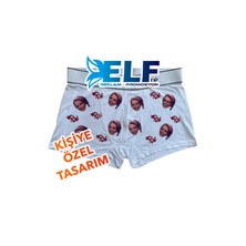 Elf Reklam Kişiye Özel Resim Baskılı Boxer