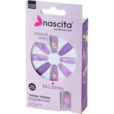 Storemax Nascita 24'lü Ballerina Renkli Takma Tırnak - 189