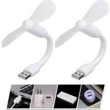 Storemax Mini Usb, Esnek Mini Fan, El, Pc, Powerbank, USB Cihazları Ile Kullanılabilir, Sessiz Taşınabilir USB Mini Soğutma Fanı Soğutucu, Seyahat Fanı (2 Adet)