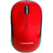 Storemax Concord Kablosuz 3D Mouse (3 Farklı Renk) (Kırmızı)
