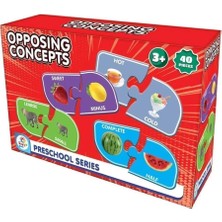 Storemax Kavramlar Eğitici Puzzle, 40 Parça, 3+ Yaş, Okul Öncesi Öğrenme Seti