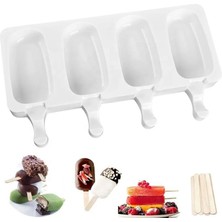 Storemax Ahşap Dondurma Çubukları (50 Adet) Pratik Evde Dondurma Yapma Çubuğu (Ahşap Kaşıklı Magnum Seti)