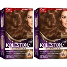 Storemax Wella Koleston Supreme Saç Boyası 6/7 Çikolata Kahve X2'li Set