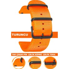  tcl mt42 mt42x mt43 mt46 akıllı çocuk saati uyumlu premıum nato kumaş tekstil saat kordonu kayışı f39cldb-t