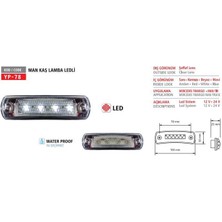 Tepe Lambası (Ledli) (BEYAZ)12V-24V Man Mercedes 2517 2521 Axor Travego