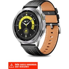 Nezih Case Samsung Galaxy Watch 46MM / Galaxy Watch 3 45MM / Gear S3 Uyumlu Lansman Deri Kordon 22MM