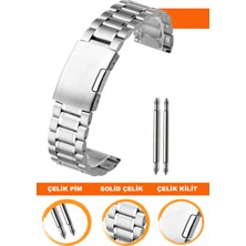  12mm-14mm-16mm-18mm-20mm-22mm-24mm saatlerle uyumlu metal saat kordonu kayışı m16pd3-s