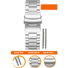  18mm-20mm-22mm-24mm-26mm saatlerle uyumlu metal saat kordonu kayışı m16pd5-s