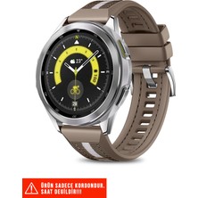 Nezih Case Samsung Galaxy Watch 46MM / Galaxy Watch 3 45MM / Gear S3 Dikişli Lansman Kordon 22MM