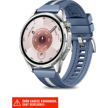 Nezih Case Huawei Watch Buds / Watch 5 / Watch 4 / 4 Pro / Watch 3 / 3 Pro Uyumlu Dikişli Lansman Kordon 22MM