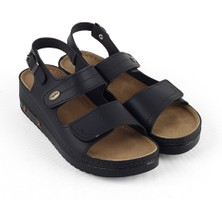 M Miel Kadın Ortopedik Taban Bantlı Tokalı Sandalet