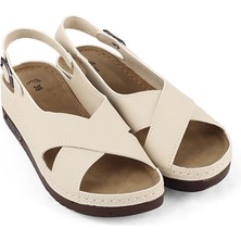 M Miel Kadın Ortopedik Taban Şık Rahat Günlük Sandalet Terlik