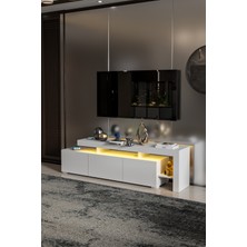PlatinReyon Luma LED Işıklı Tv Ünitesi