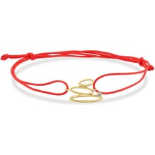 Koçak 14 Ayar Akış Tasarım Altın Ipli Bileklik