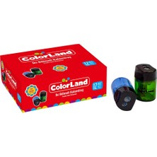 Kitabevimden Colorland Kalemtıraş Iki Bölmeli Çift Renkli 1 Li COLOR-KLT21
