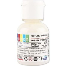 Kitabevimden Südor Resim Verniği Su Bazlı 25 ml SD723-4W