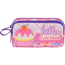 Kitabevimden Muggle Kalem Çantası Cup Cake Pembe MU-7112