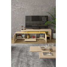 PlatinReyon Luma LED Işıklı Tv Ünitesi