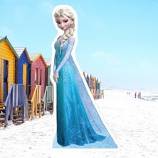 Dodomar Ayaklı Pano Elsa Ayaklı Pano 50 cm (Frozen) Doğum Günü Masa Dekoru