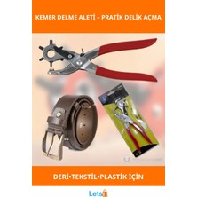 Letsii 6 Uçlu Metal Kemer Delme Pensesi