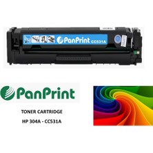 PanPrint Hp Color Laserjet CP2025 Mavi Muadil Toner