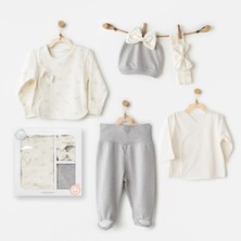 The Log İnvest Baby Bow Bliss 5'li Hastane Çıkışı Ekru