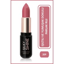 Golden Rose Silky Shine Hydrating Lipstick-Nemlendirici Parlak Ruj NO:209