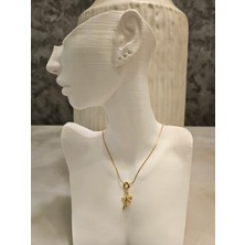 Alya's Aksesuar 316L Paslanmaz Çelik Faith Yazılı Kapli Kolye