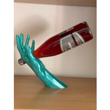 Alpin Dekoratif  El Şeklinde Şaraplık – Modern & Estetik Tasarım -Premium Pla Organik Malzeme