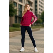 Yusgos Kadın Fermuarlı Dalgıç Scuba Kumaş Yüksek Kaliteli Alt Üst Spor E