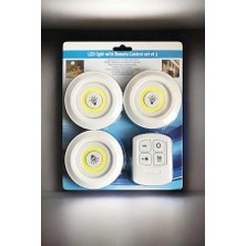Sbusshop Mutfak Dolap Altı Işığı Uzaktan Kumandalı Yapışkanlı Kablosuz Pilli - SB001M-47SGH4