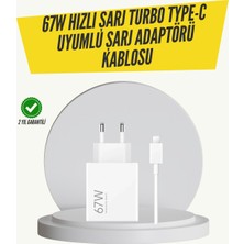 Sbusshop 67W Turbo Hızlı Şarj Adaptörü ve Type-C Kablo Güvenli Şarj Teknolojisi - SB001M-47VL27
