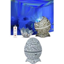 Sbusshop Gece Lambası Yumurta Işık Speaker Yeni Nesil Dinozor Yumurtası Görünümlü - SB001M-47WUP0