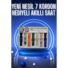 Sbusshop Akıllı Saat 7 Kordon Hediyeli Takvim Alarm Nabız Ölçer Bildirim Görme Sesli G? - SB001M-47SQ2