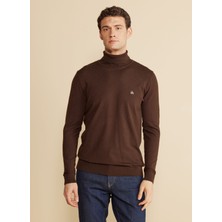 Brooks Brothers Standart Kahve Erkek Kazak BBFW25MKL008