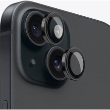 Ennar Apple iPhone 16 - 16 Plus Metal Çerçeveli Kamera Koruma Lensi