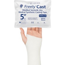 Freely Cast Medikal Sentetik Alçı Bandı Fiberglass Alçı Bandajı 12.5cm x 3.6m Beyaz | Ortopedik Sabitleme Bandı – Tek Kullanımlık