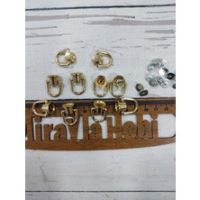 Çanta Aksesuar Metal Vidalı Çanta Askısı (10 Adet)