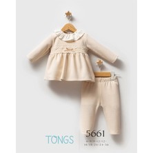 The Log İnvest Tongs Baby Lace Dream 2'li Takım 5661 Ekru