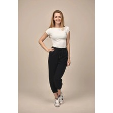Nisa Giyim Streetwear Kadın Jogger Paça Lastikli Eşofman Altı