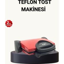 Maarketim Tost Makinesi Geniş Kapasiteli Çıkarılabilir Plaka Üç Kademeli Isı Ayarlı