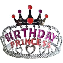 Dodomar Taç Plastik Birthday Princess Geçmeli Demonte